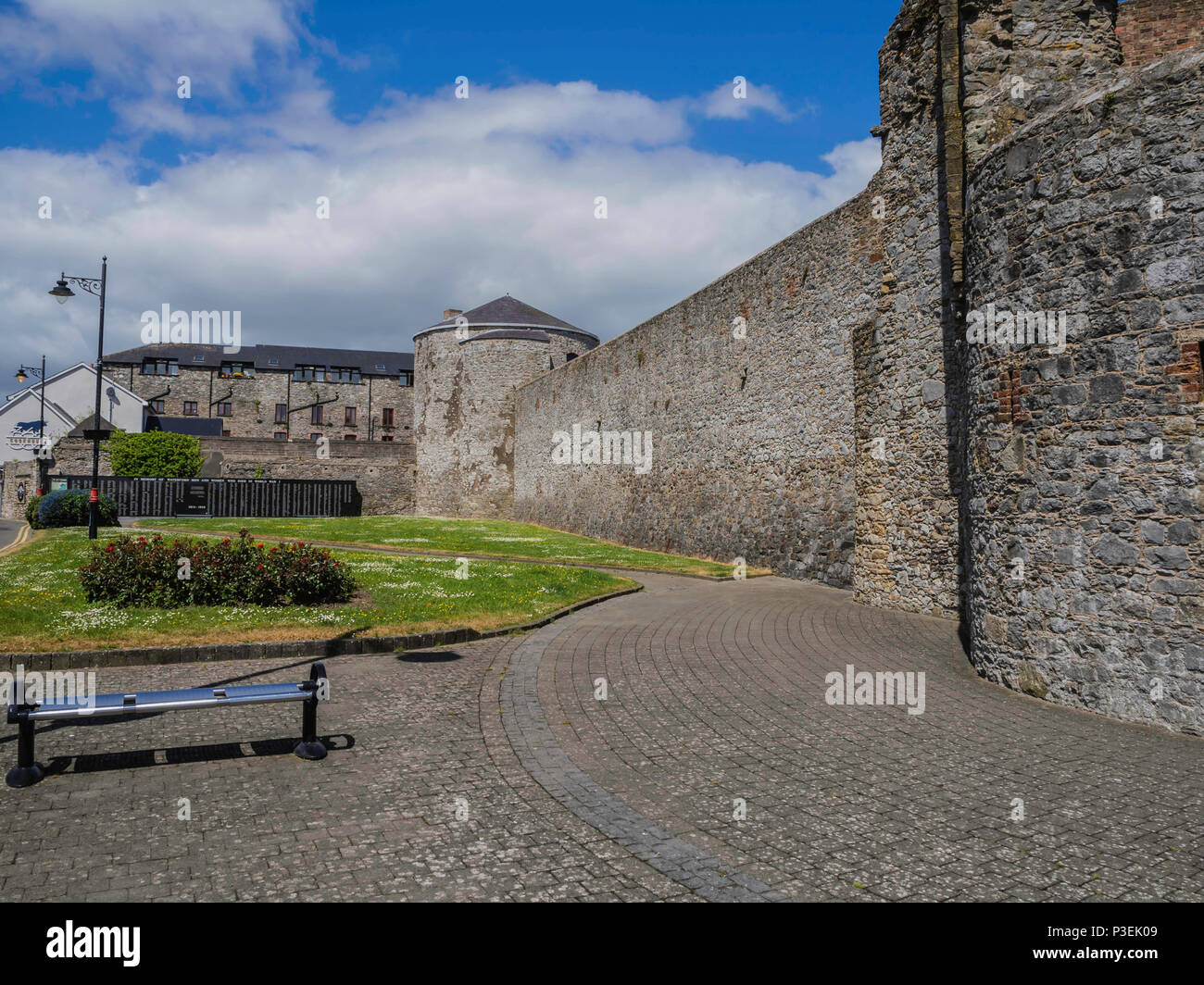 Dungarvan castle Stock Photo
