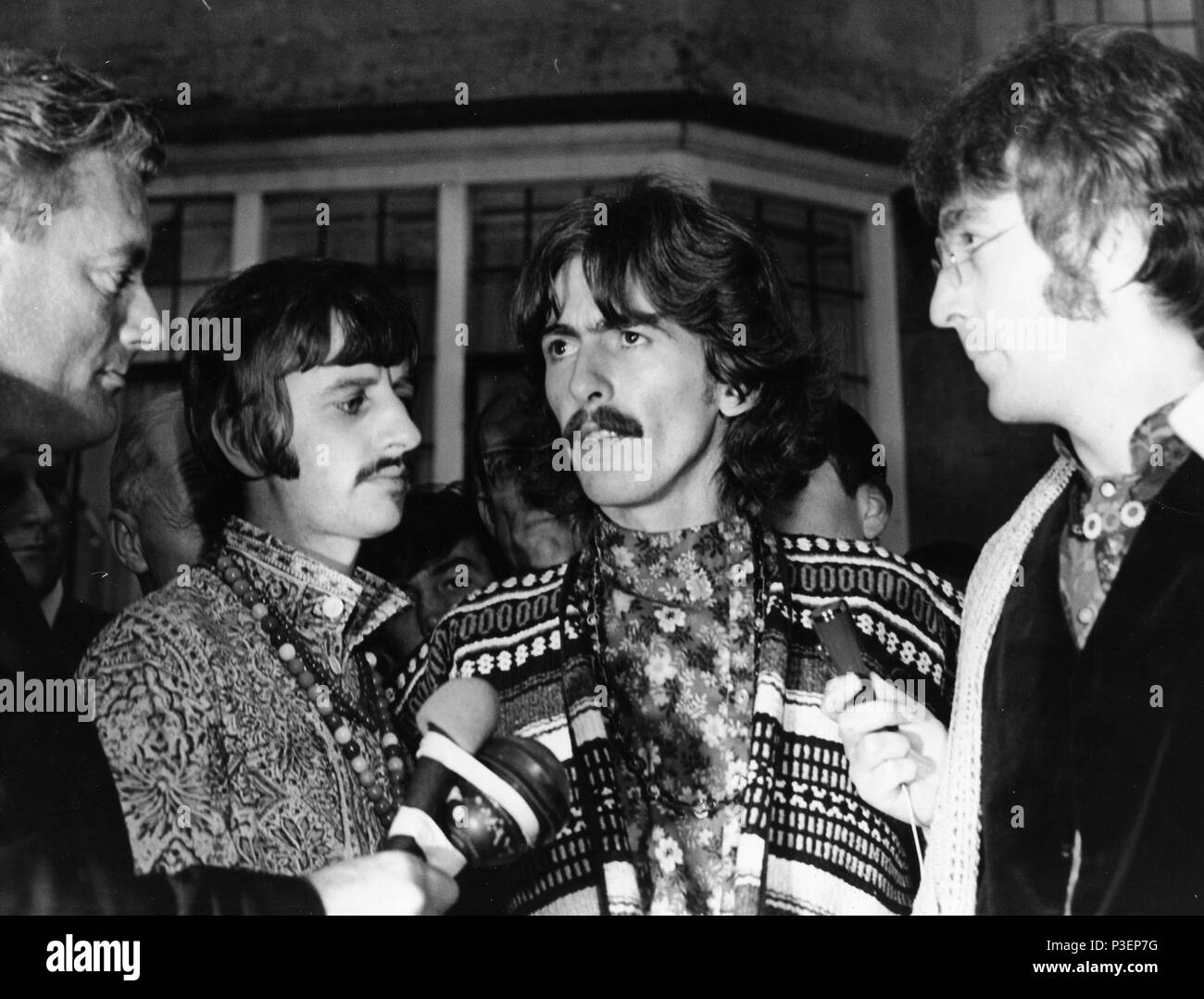 ringo starr, george harrison, john lennon, bangor, 1967 Stock Photo