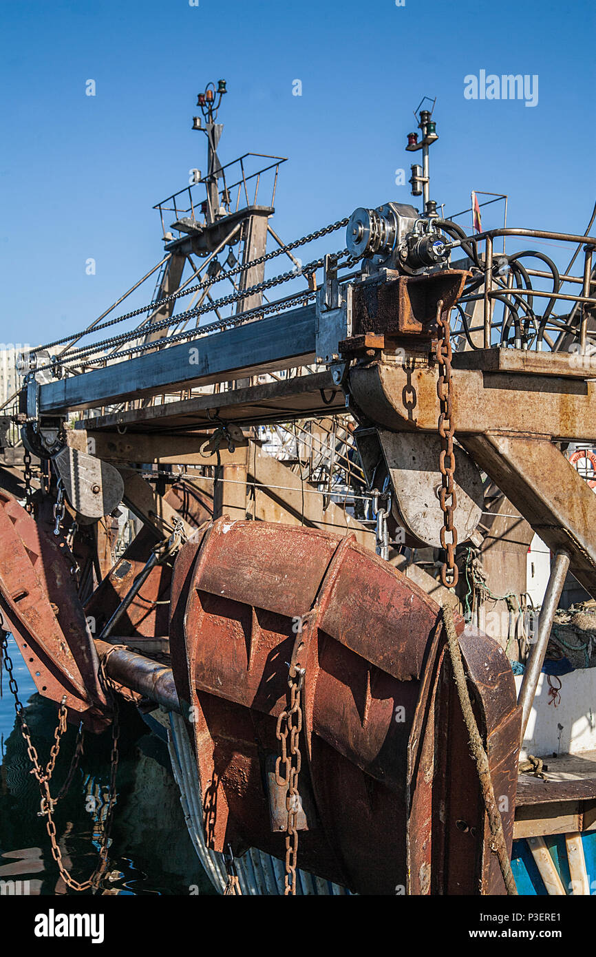 fishing trawler superstructure Stock Photo - Alamy