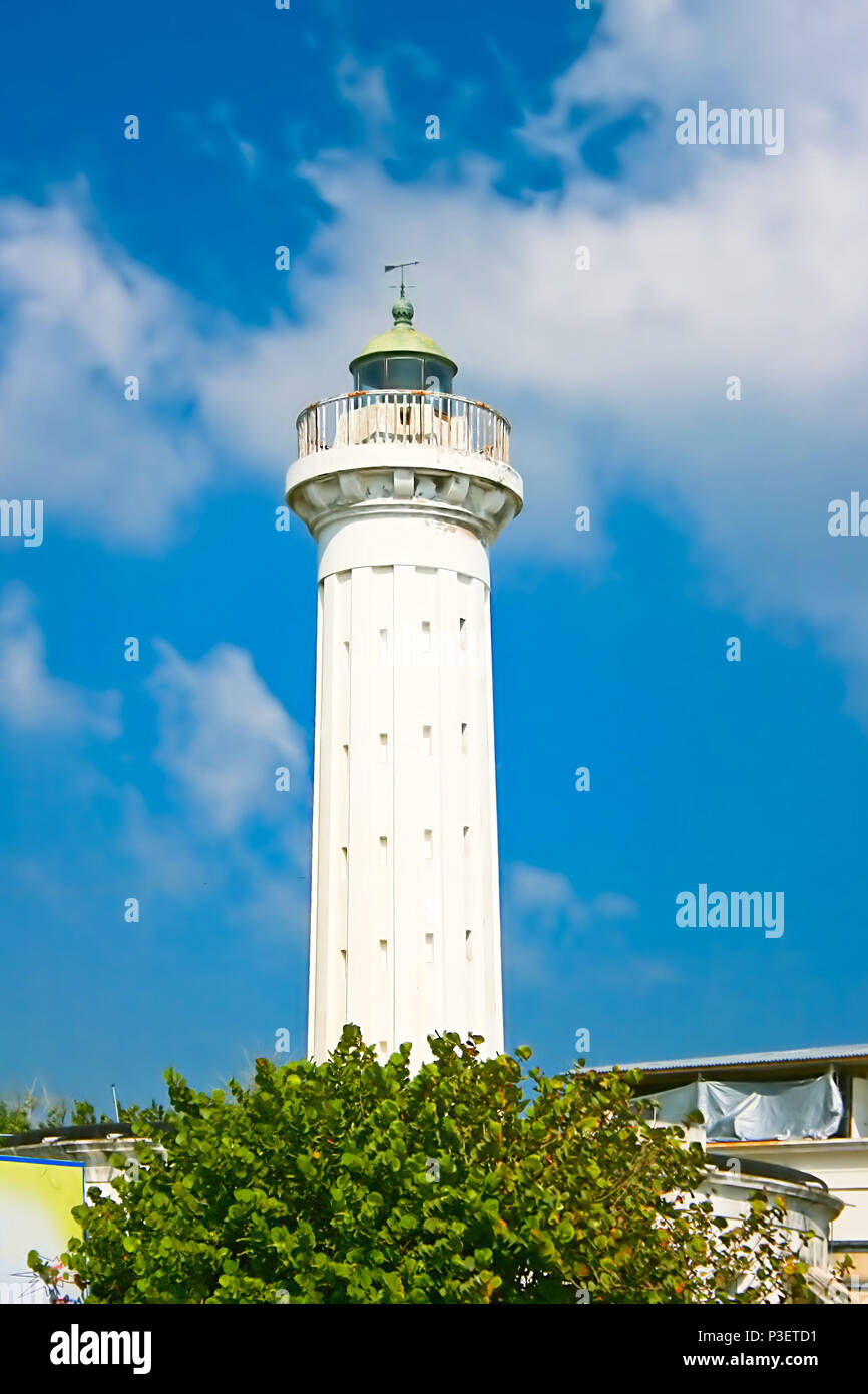 Central lighthouse in Pondicherry, Tamil Nadu, India Stock Photo