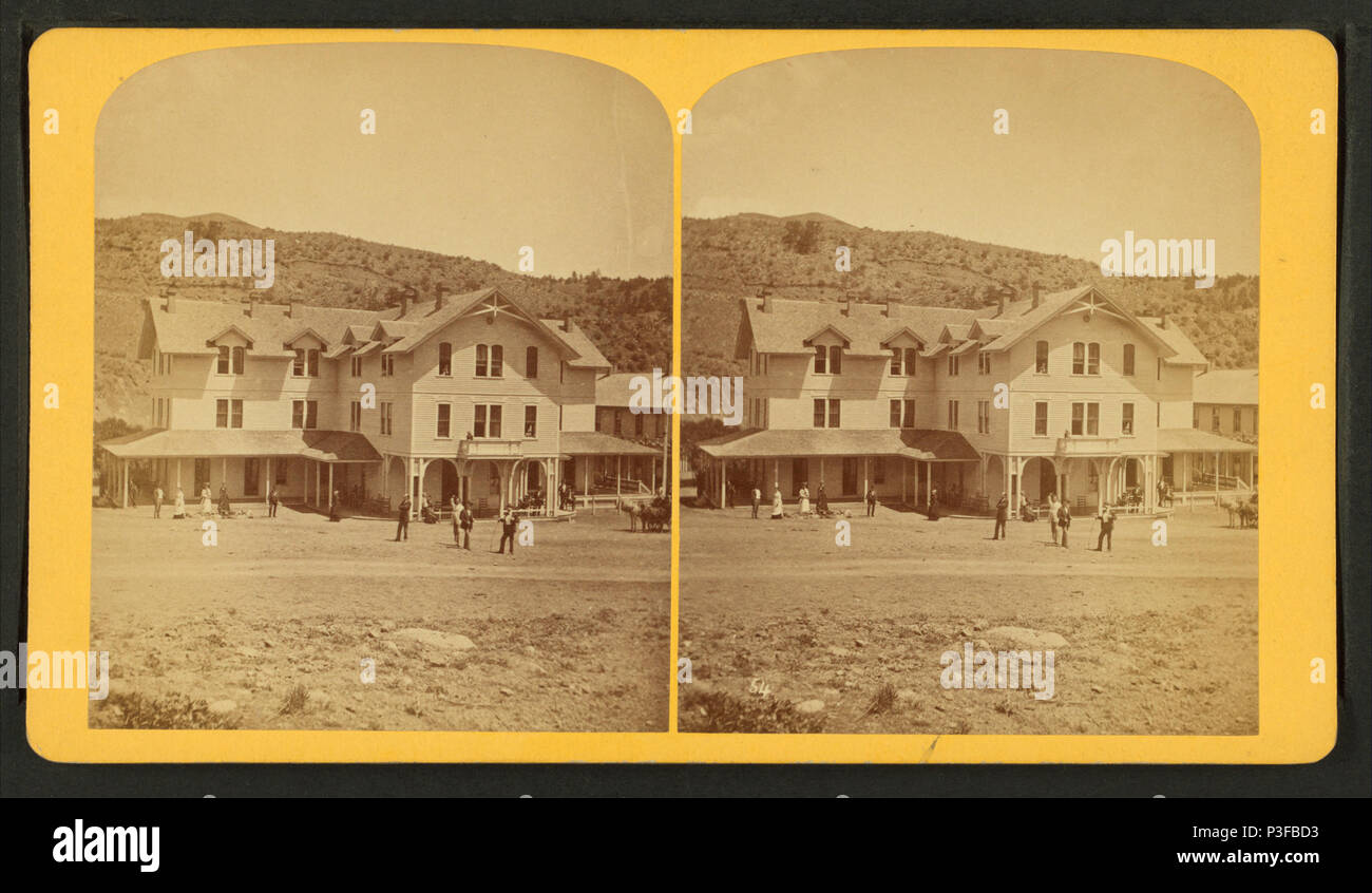 32 Beebe(e) house, Manitou, from Robert N. Dennis collection of stereoscopic views Stock Photo