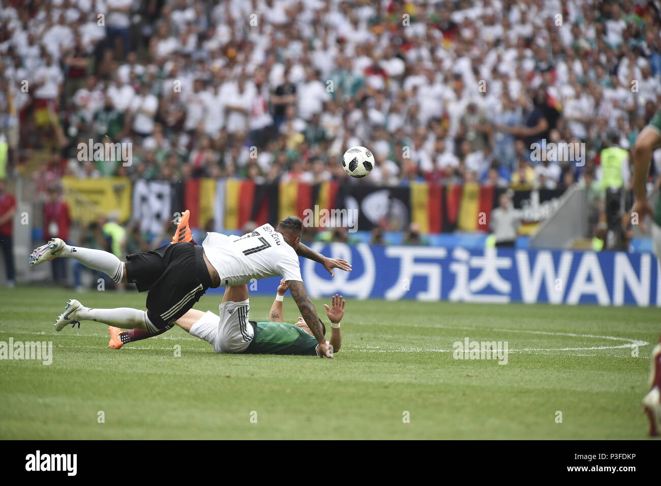 2018 Moscou Rússia Torcedores Alemães Mexicanos Nas Arquibancadas Copa Mundo  — Fotografia de Stock Editorial © m.iacobucci.tiscali.it #200258532