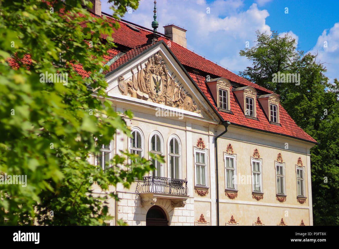 Palace in Nieborow Poland Stock Photo