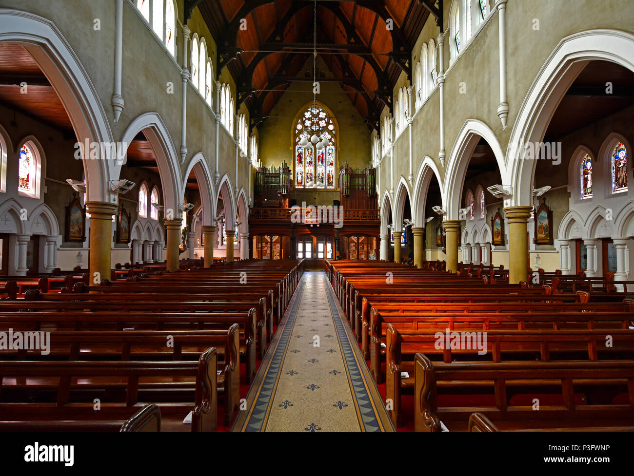 The Interior Of The St Mary And Joseph Catholic Church In