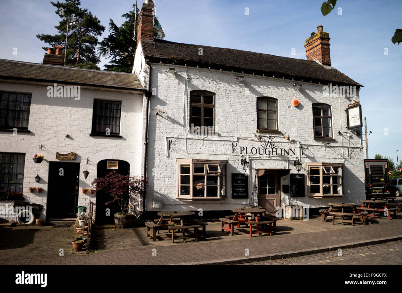 The Plough Inn, UptonuponSevern, Worcestershire, England, UK Stock