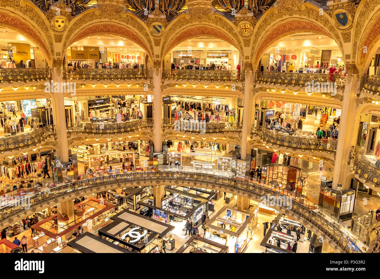 The Newly Opened Galeries Lafayette Champs Elysées in Paris  Champs elysees  paris, Champs elysees shopping, Lafayette paris