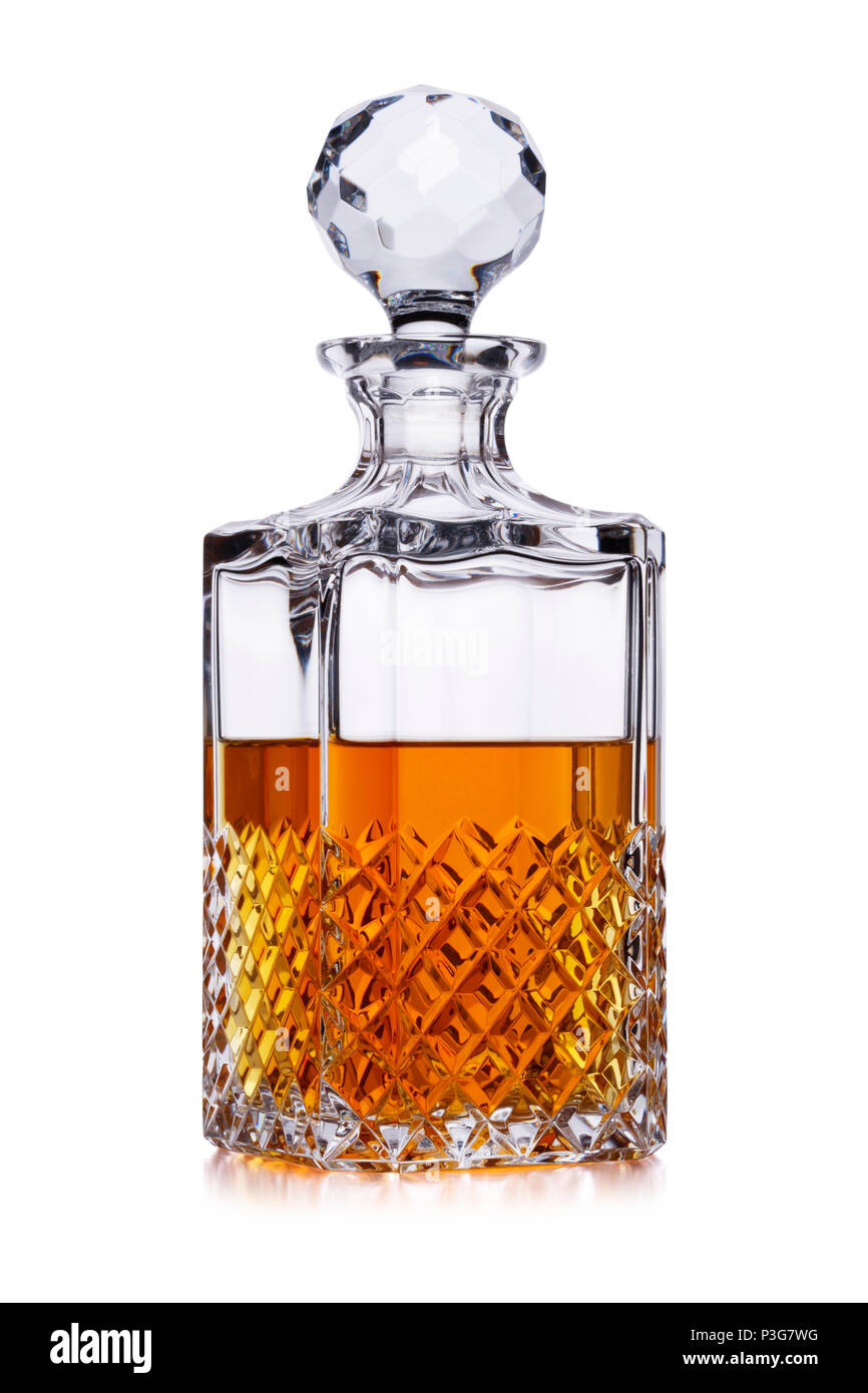 Bottle of whiskey half full hires stock photography and images Alamy