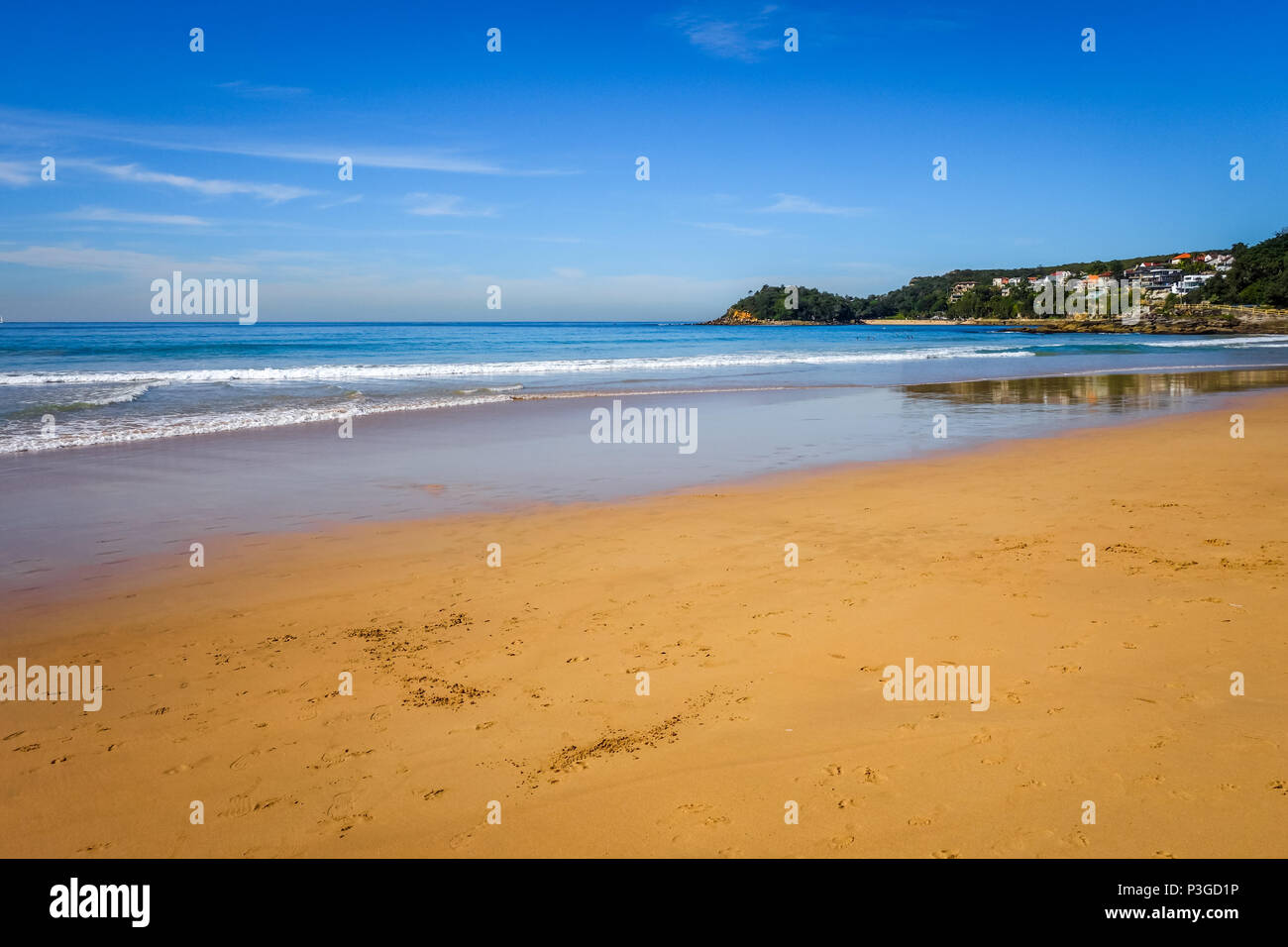 Manly Beach landscape, Sydney, New South Wales, Australia Stock Photo