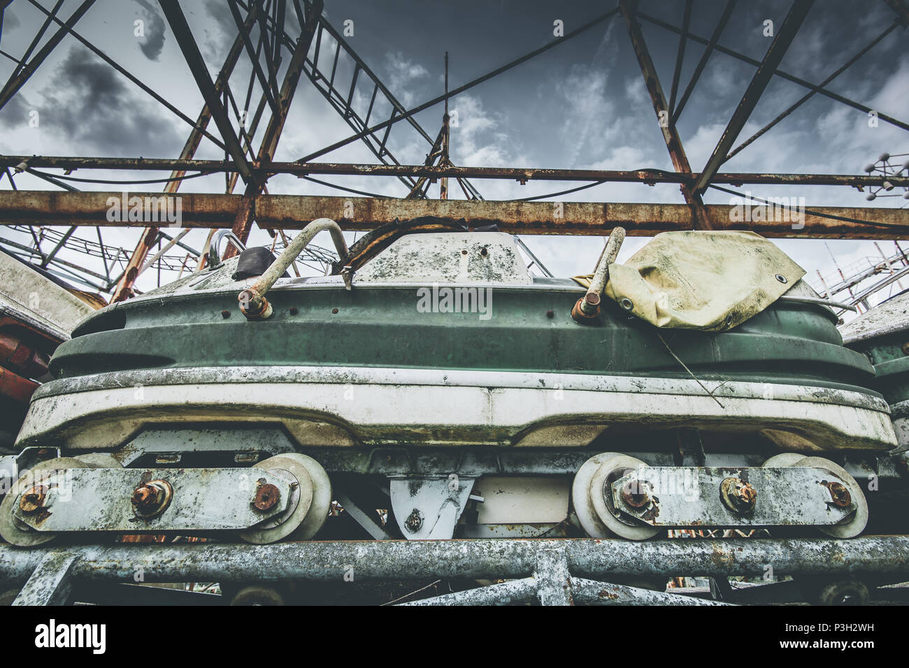 roller coaster - objects and places lost in time Stock Photo - Alamy