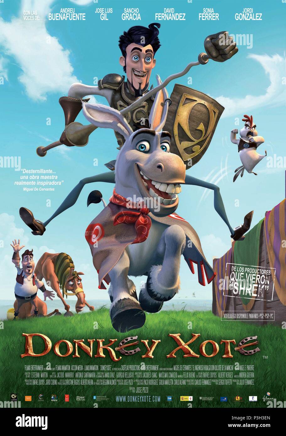 Original Film Title: DONKEY XOTE. English Title: DONKEY XOTE. Film Director: JOSE POZO. Year: 2007. Credit: LUMIQ STUDIOS/BREN ENTERTAINMENT/FILMAX ANIMATION / Album Stock Photo - Alamy Original Film Title: DONKEY XOTE. English Title: DONKEY XOTE. Film Director: JOSE POZO. Year: 2007. Credit: LUMIQ STUDIOS/BREN ENTERTAINMENT/FILMAX ANIMATION / Album Stock Photo - Alamy