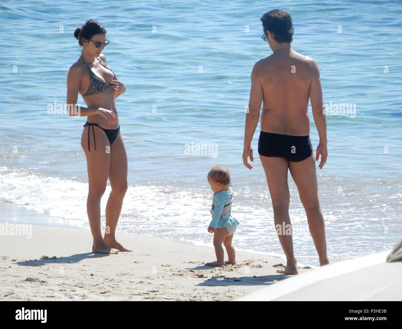 Cagliari 18, 06, 2018 Rodrigo Santoro on holiday in Sardinia with his