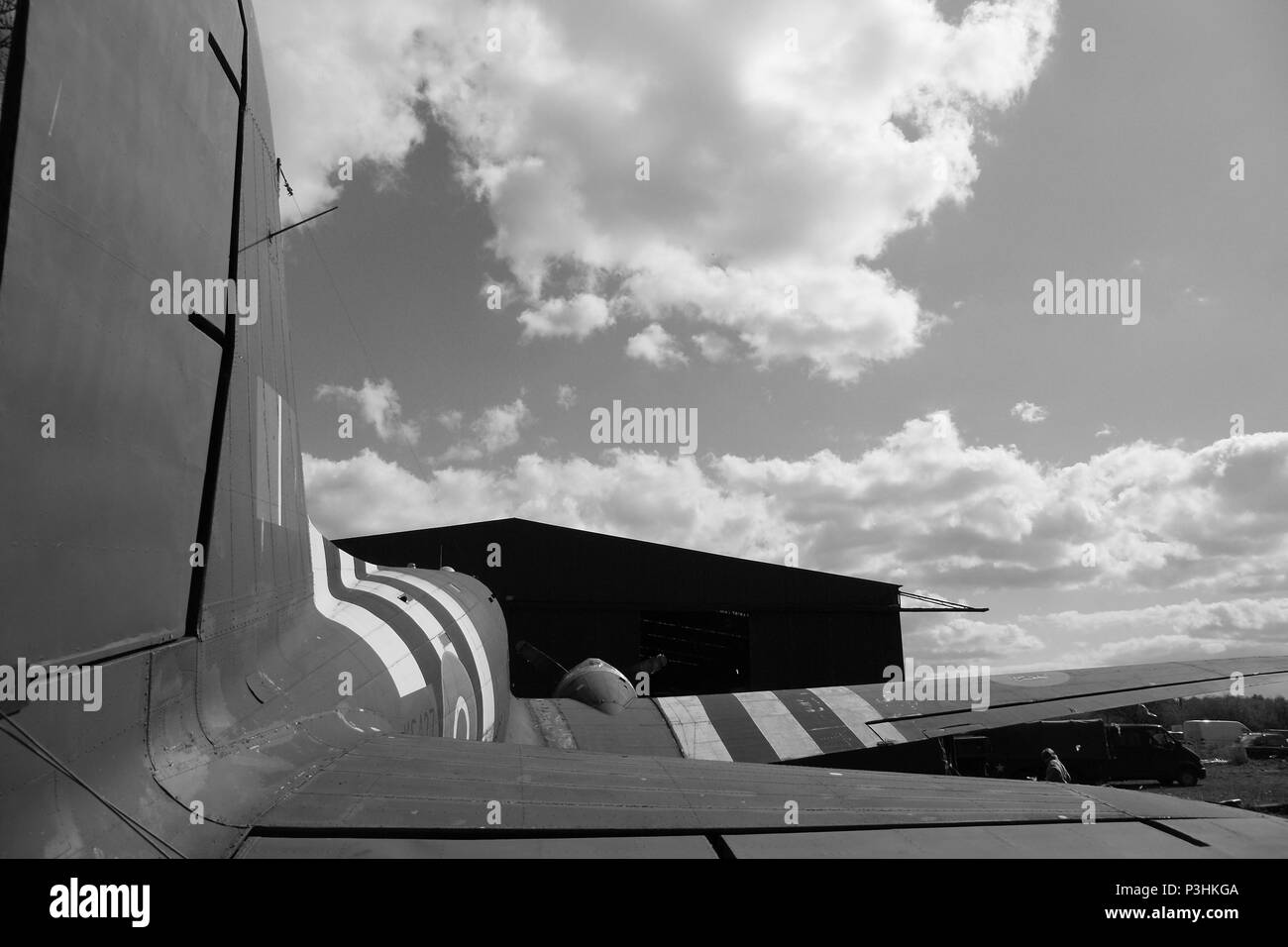 world war 2 military airfield Stock Photo