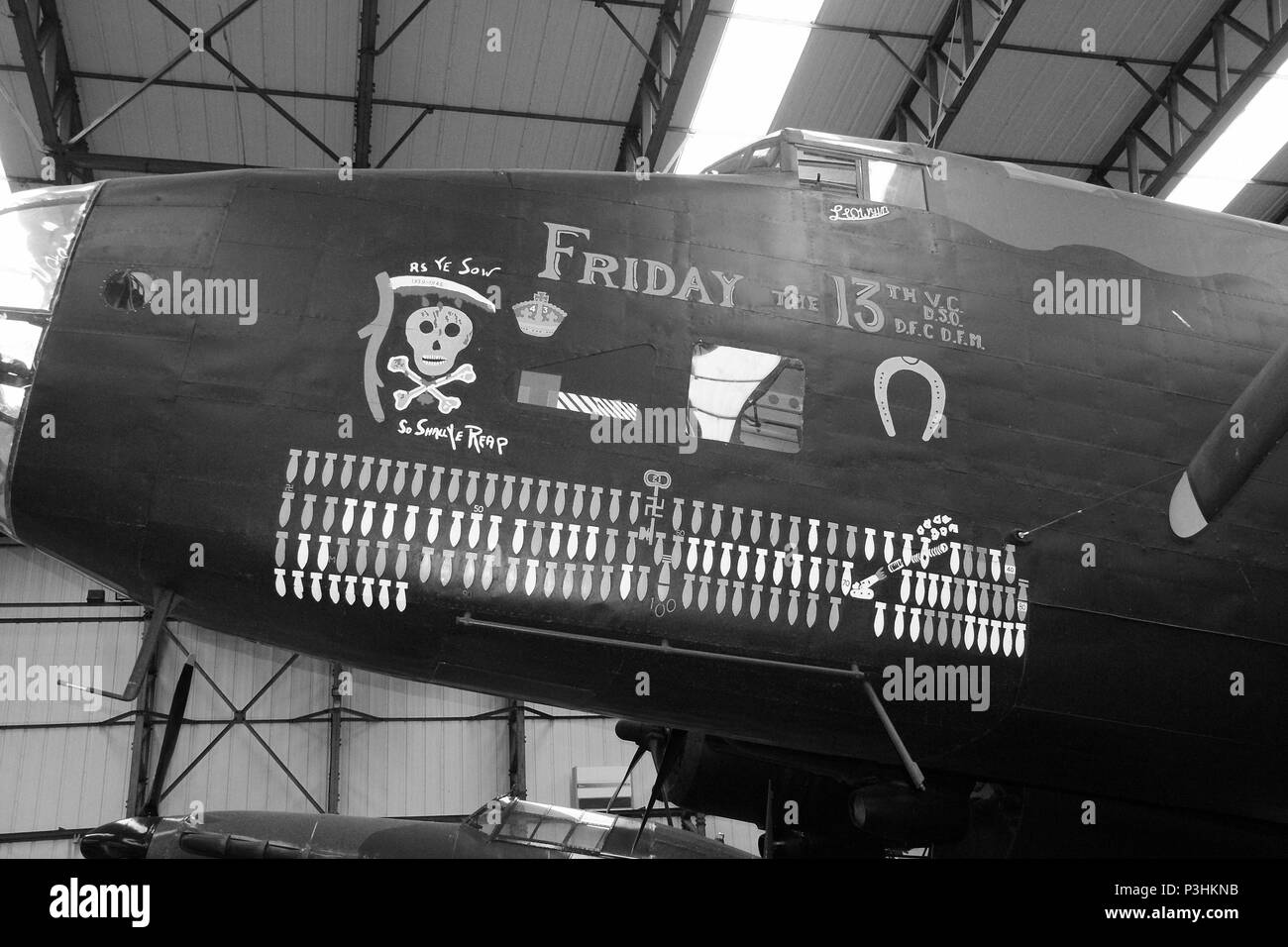 world war 2 handley page halifax bomber Stock Photo