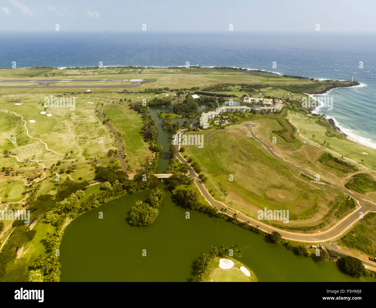 Aerial View Of The East Side Of Hilo, Hawaii Stock Photo Alamy