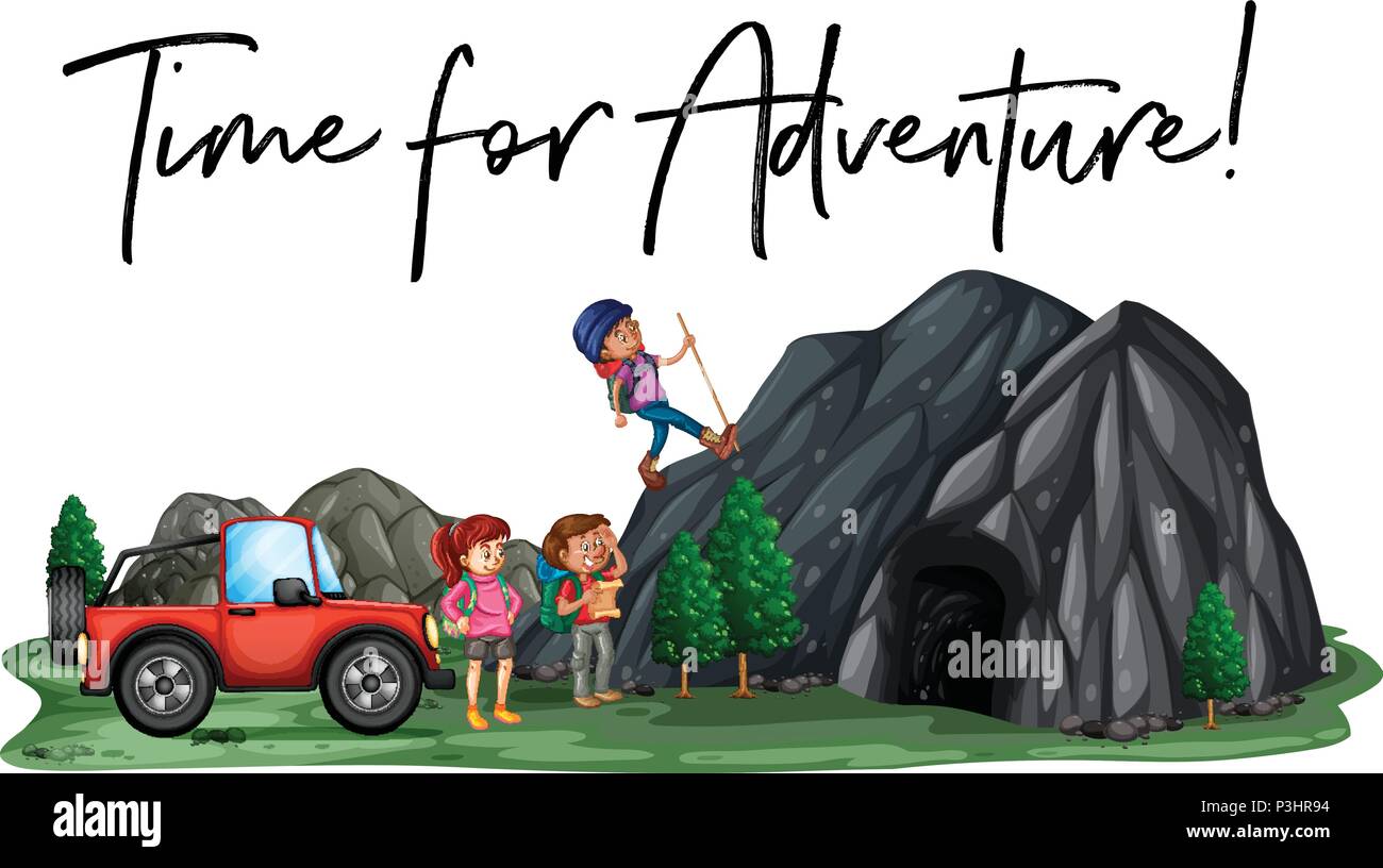 A Group of Outdoor Children illustration Stock Vector Image & Art - Alamy