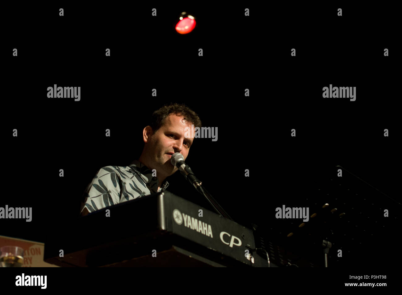 Comedian and author Adam Kay live at the 2018 Stoke Newington Literary Festival in Hackney, East London Stock Photo
