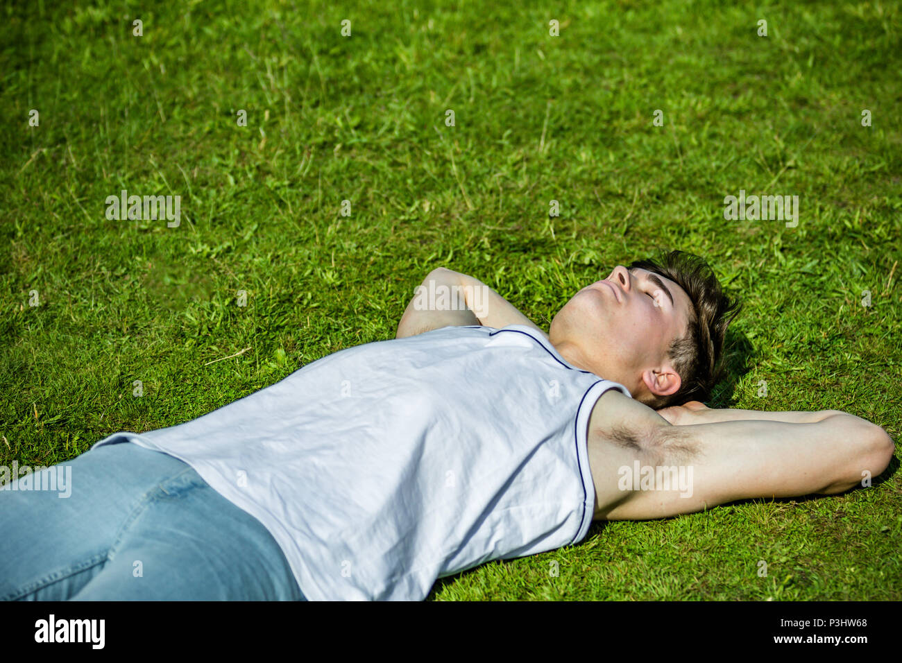 Sunbathing model hires stock photography and images Alamy