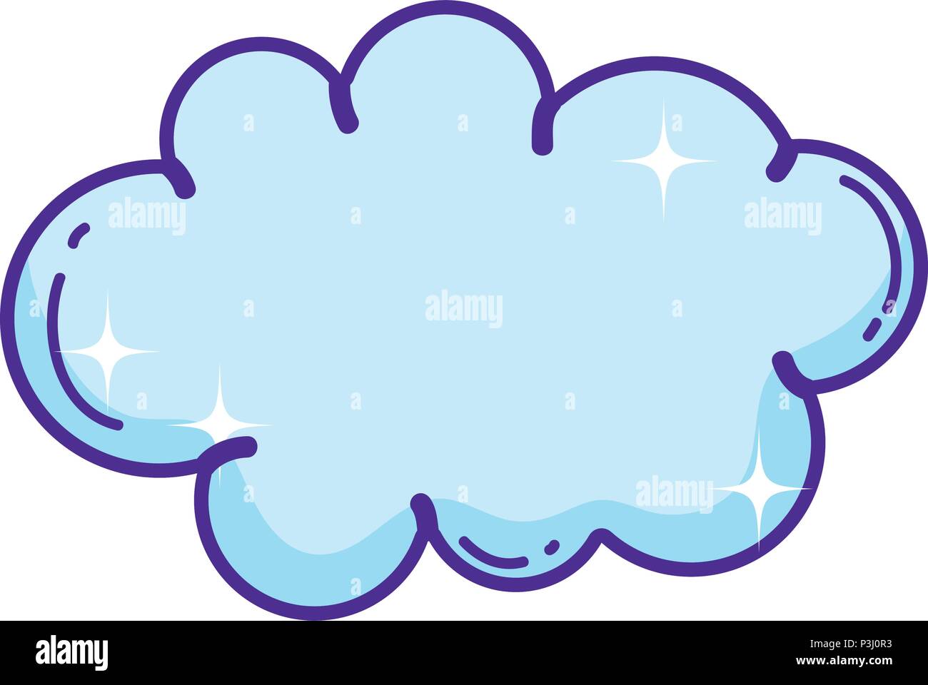 nature fluffy cloud sky weather Stock Vector Image & Art - Alamy