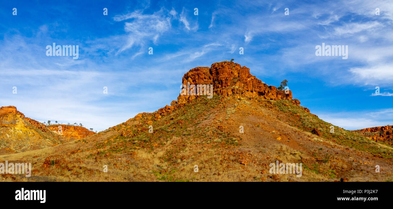 Red pindan rocky landscape Kimberley WA Australia. Stock Photo