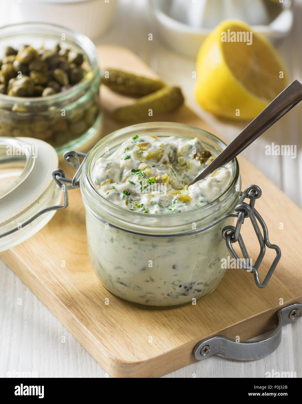 Tartare sauce. Stock Photo