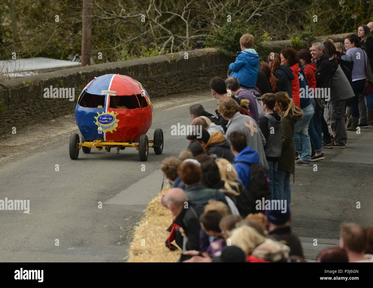 Wacky Races take place in Tetbury, run by the Lions Club 02/05/2016 Stock Photo