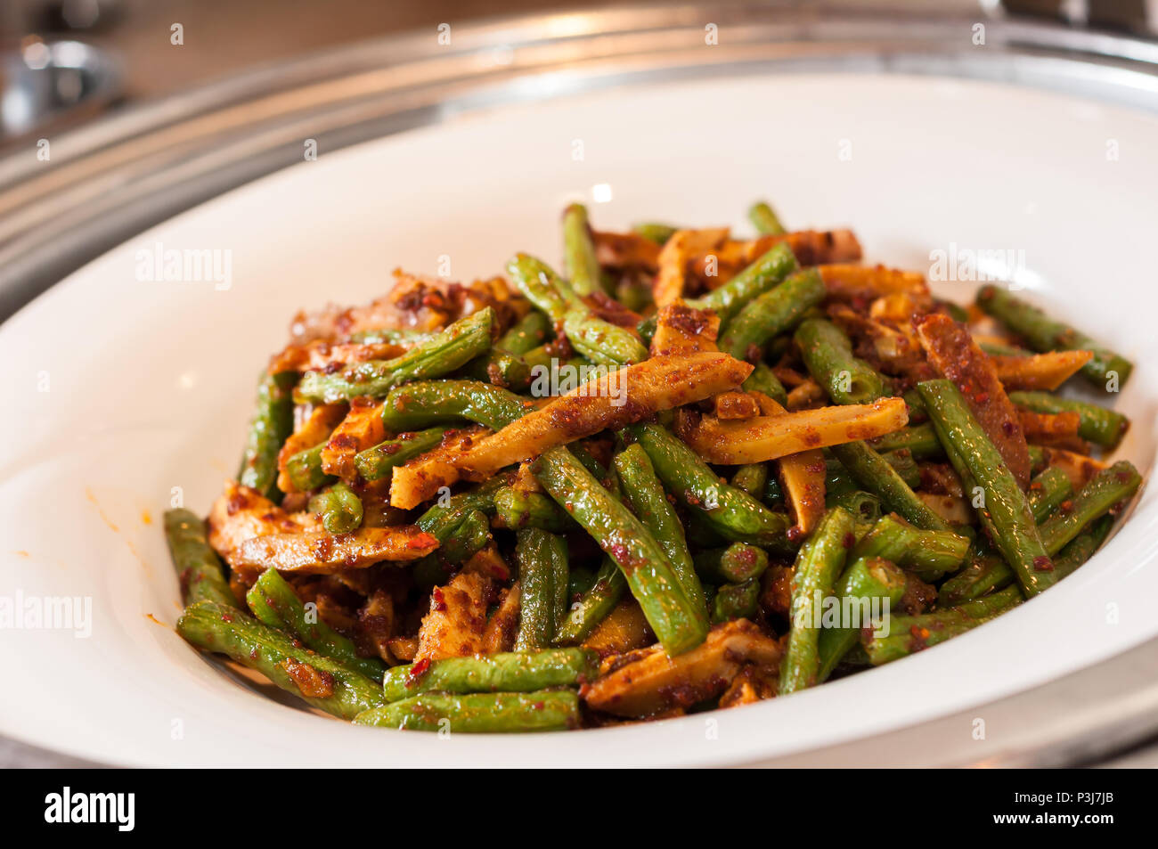 DryFried Green Beans with Minced Pork and Preserved Vegetables Stock