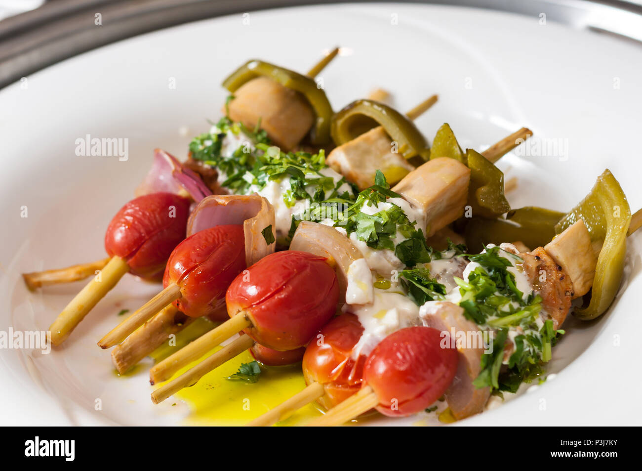 Rosemary Chicken strings Stock Photo Alamy