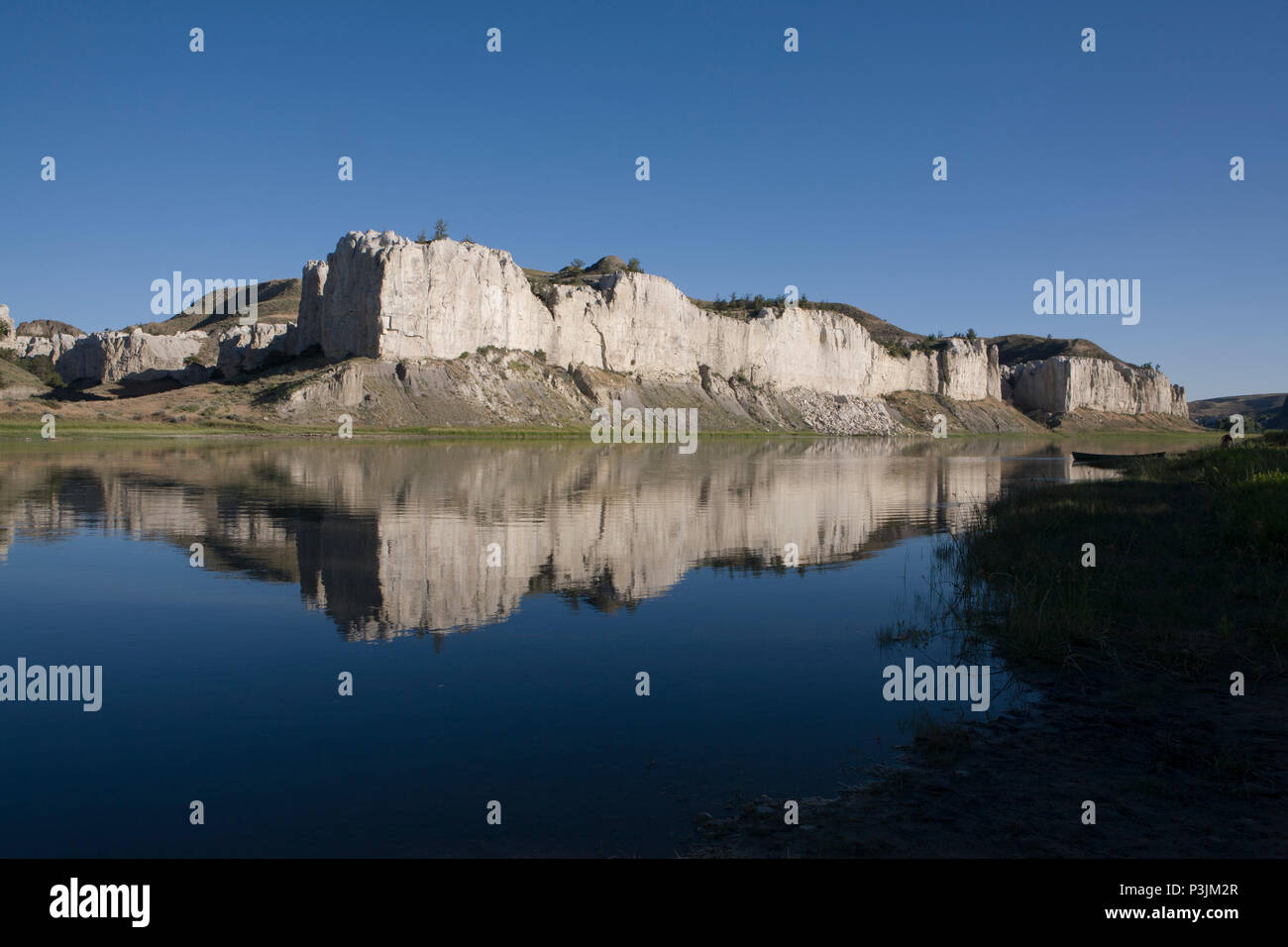 White Cliffs reflect in Missouri River, Upper Missouri River Breaks