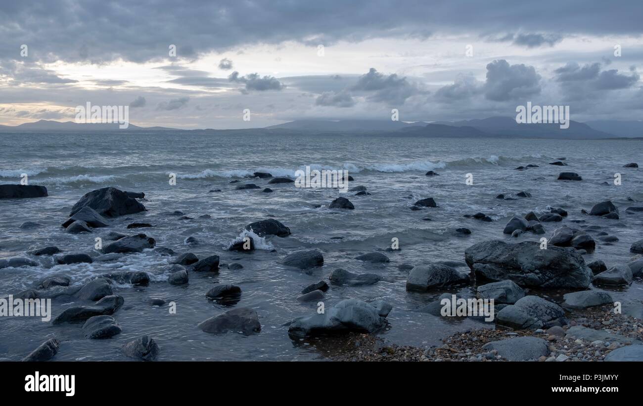 Cardigan Bay Wales from Shell Island UK Stock Photo Alamy