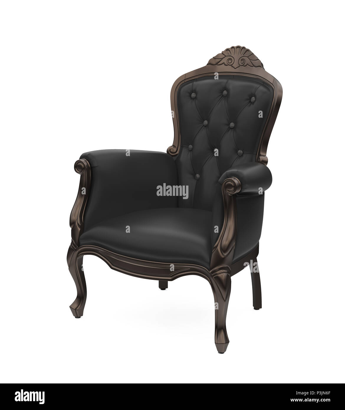 Throne Chair Isolated Stock Photo Alamy