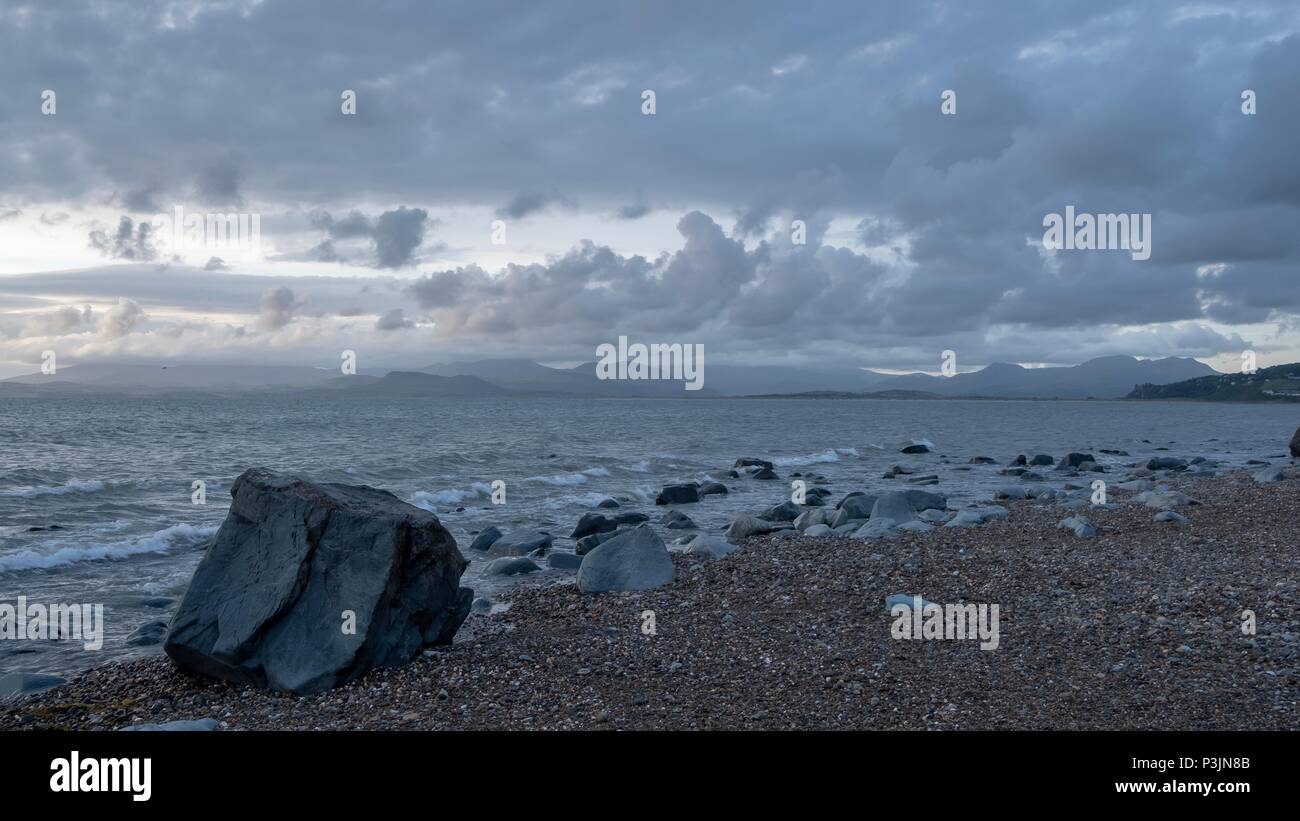 Cardigan Bay Wales from Shell Island UK Stock Photo Alamy