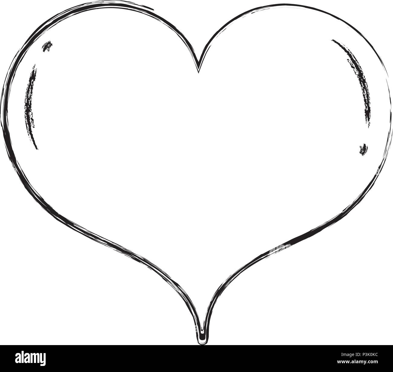 grunge art heart love symbol design Stock Vector Image & Art - Alamy