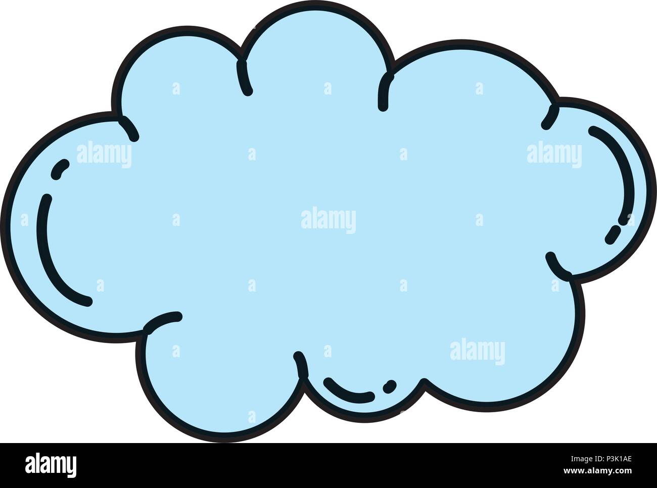 color nature fluffy cloud sky weather Stock Vector Image & Art - Alamy