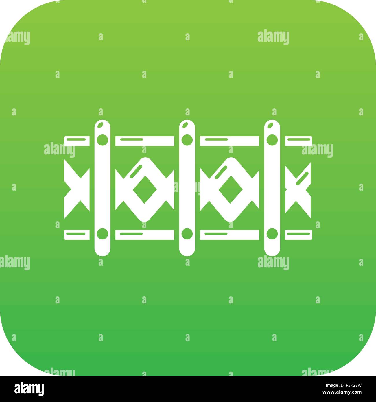 Fence decorative icon, simple black style Stock Vector Image & Art - Alamy