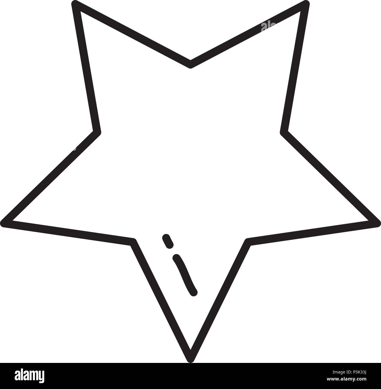 line art sparkly star design icon Stock Vector Image & Art - Alamy