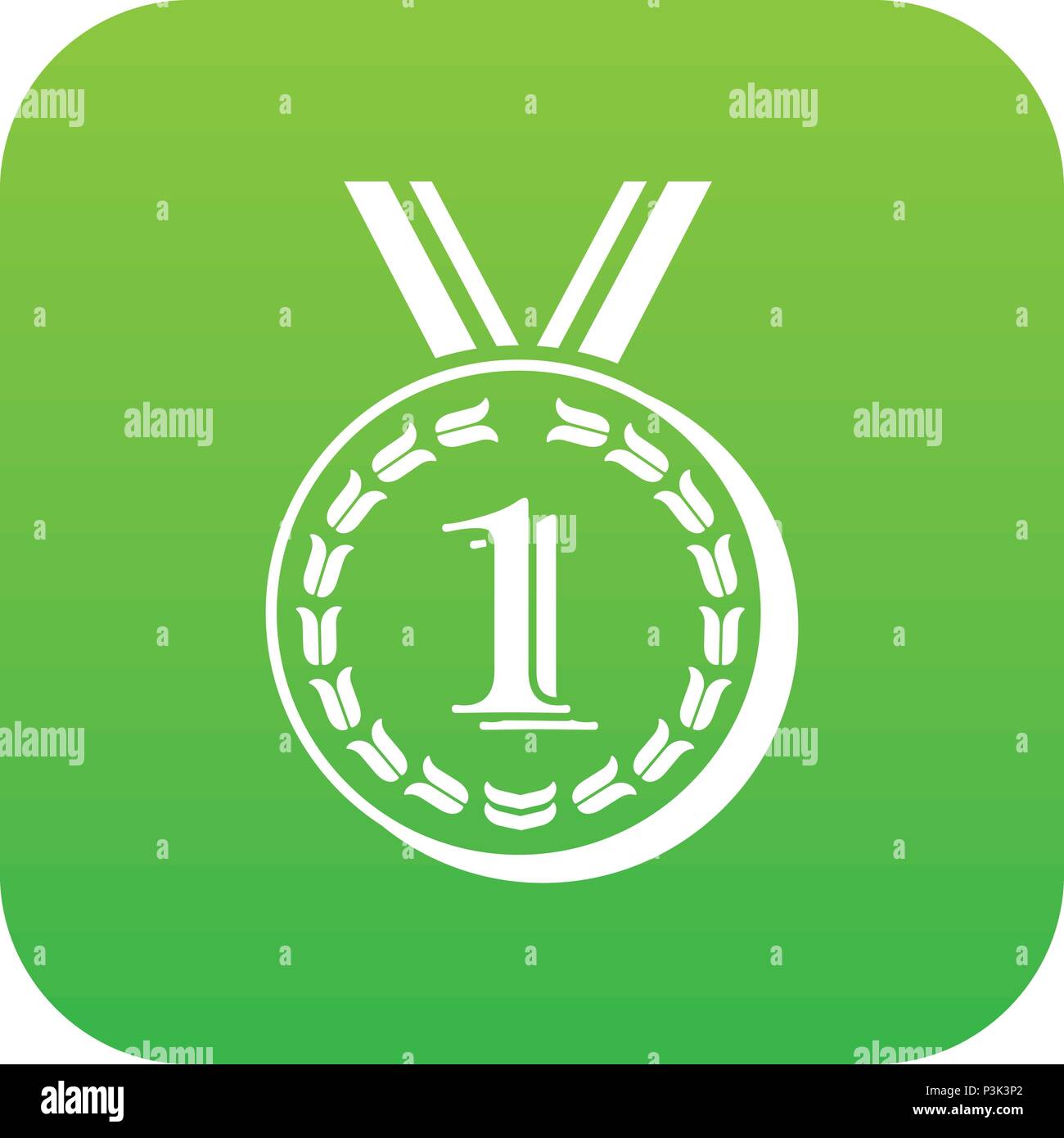 Medal icon, simple black style Stock Vector Image & Art - Alamy