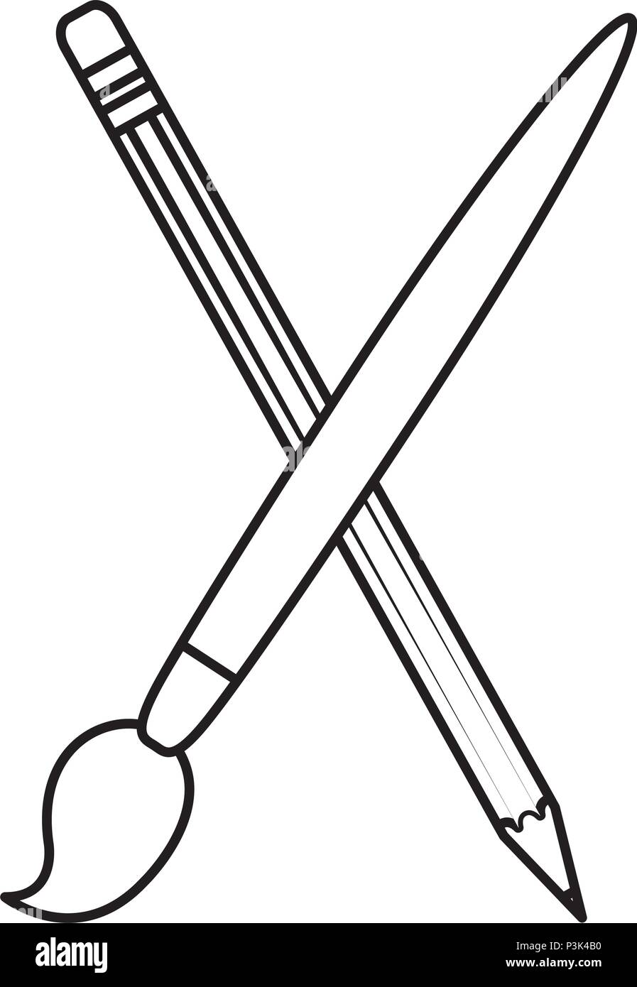 paintbrush drawings paintbrush drawings