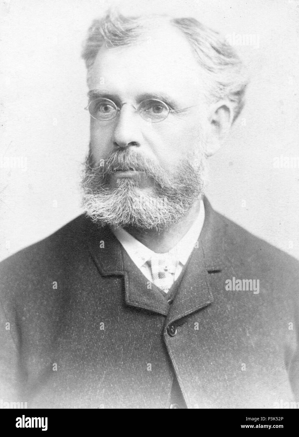William Henry 'Harry' Wright (1835 – 1895) English American professional baseball player Stock Photo