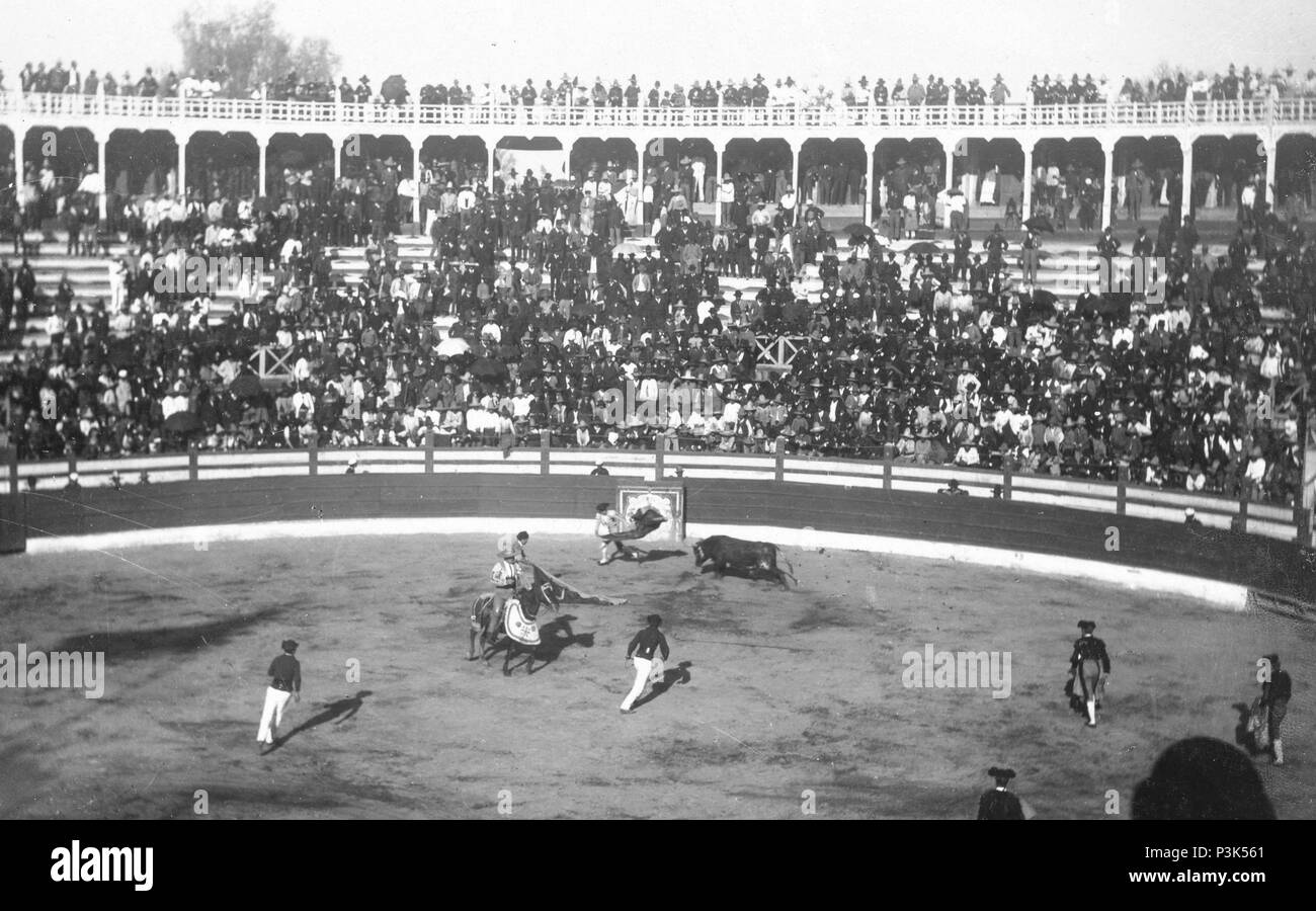Bullfight in Mexico Stock Photo
