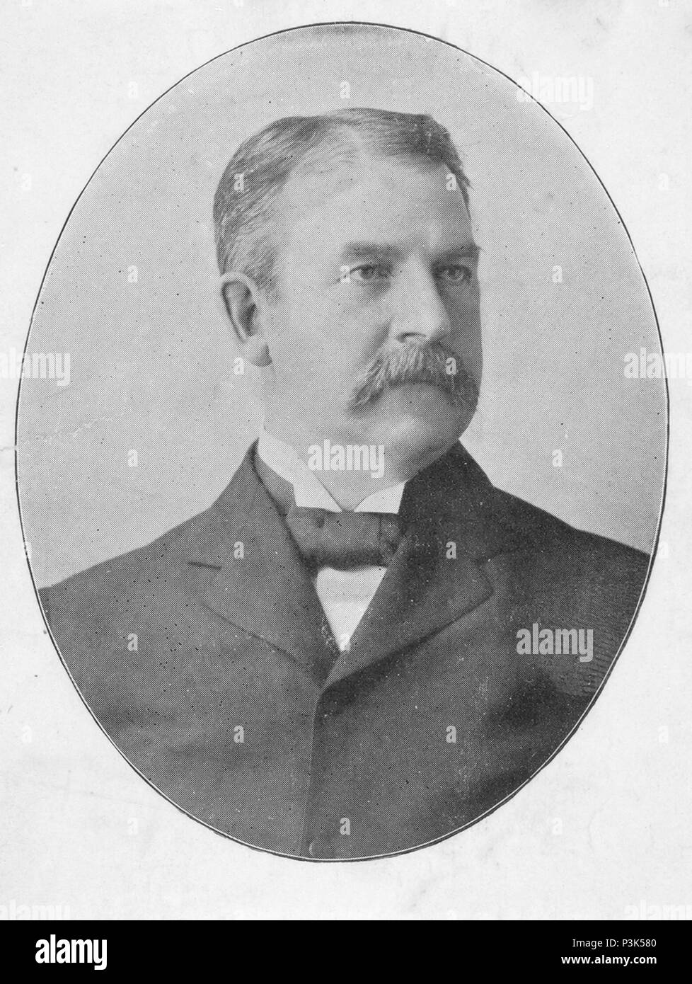 Albert Goodwill Spalding (1849 – 1915) American pitcher, manager and executive in the early years of professional baseball, and the co-founder of A.G. Spalding sporting goods company Stock Photo