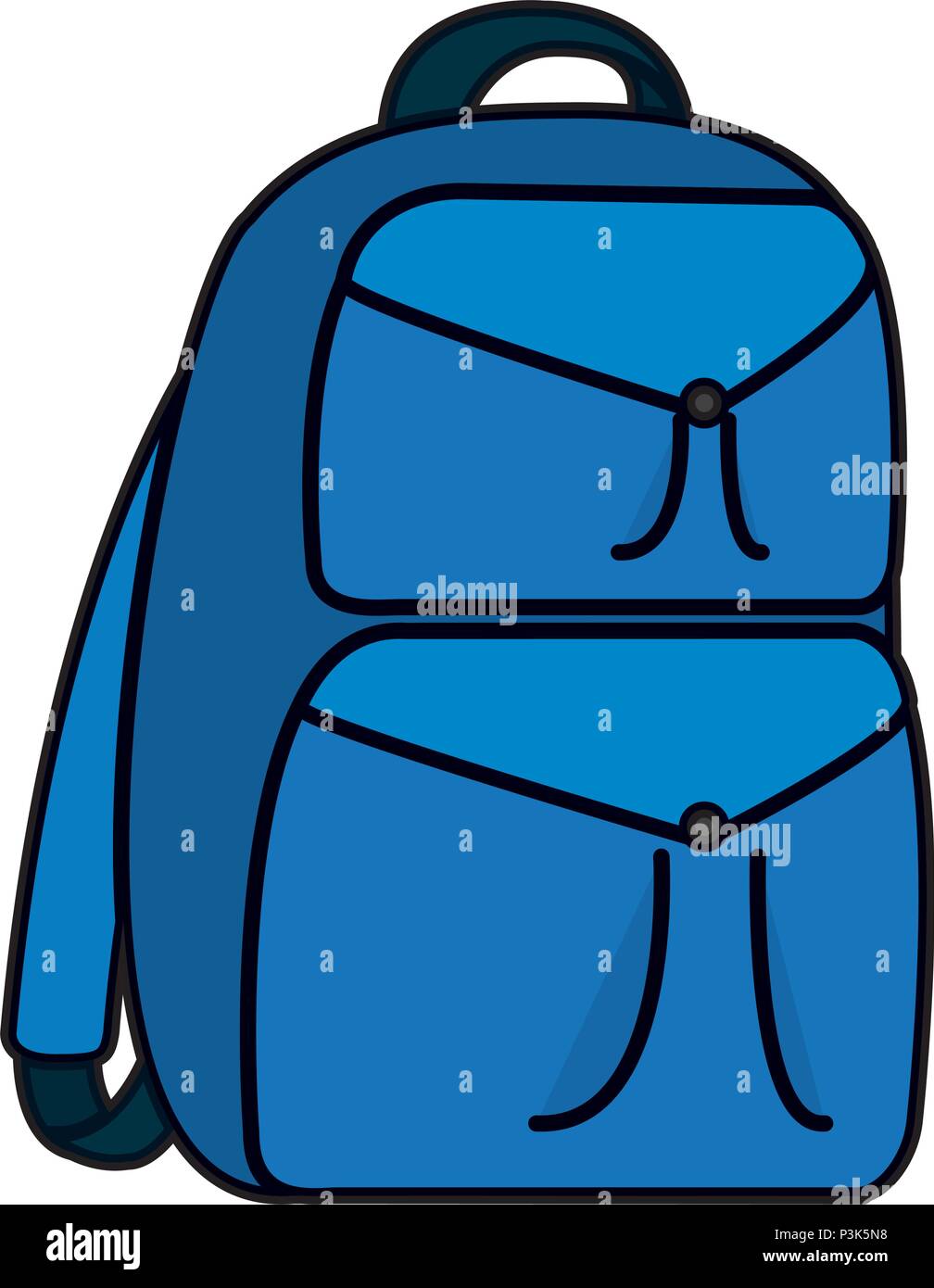 color backpack education school tool design Stock Vector Image & Art