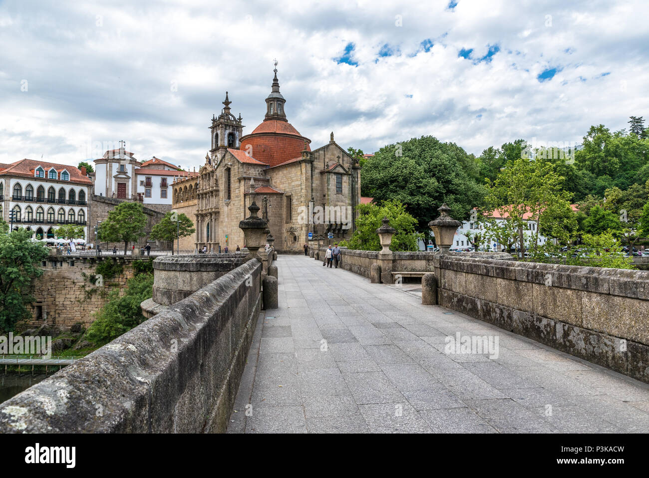 Historical City Amarante in Portugal Stock Photo Alamy