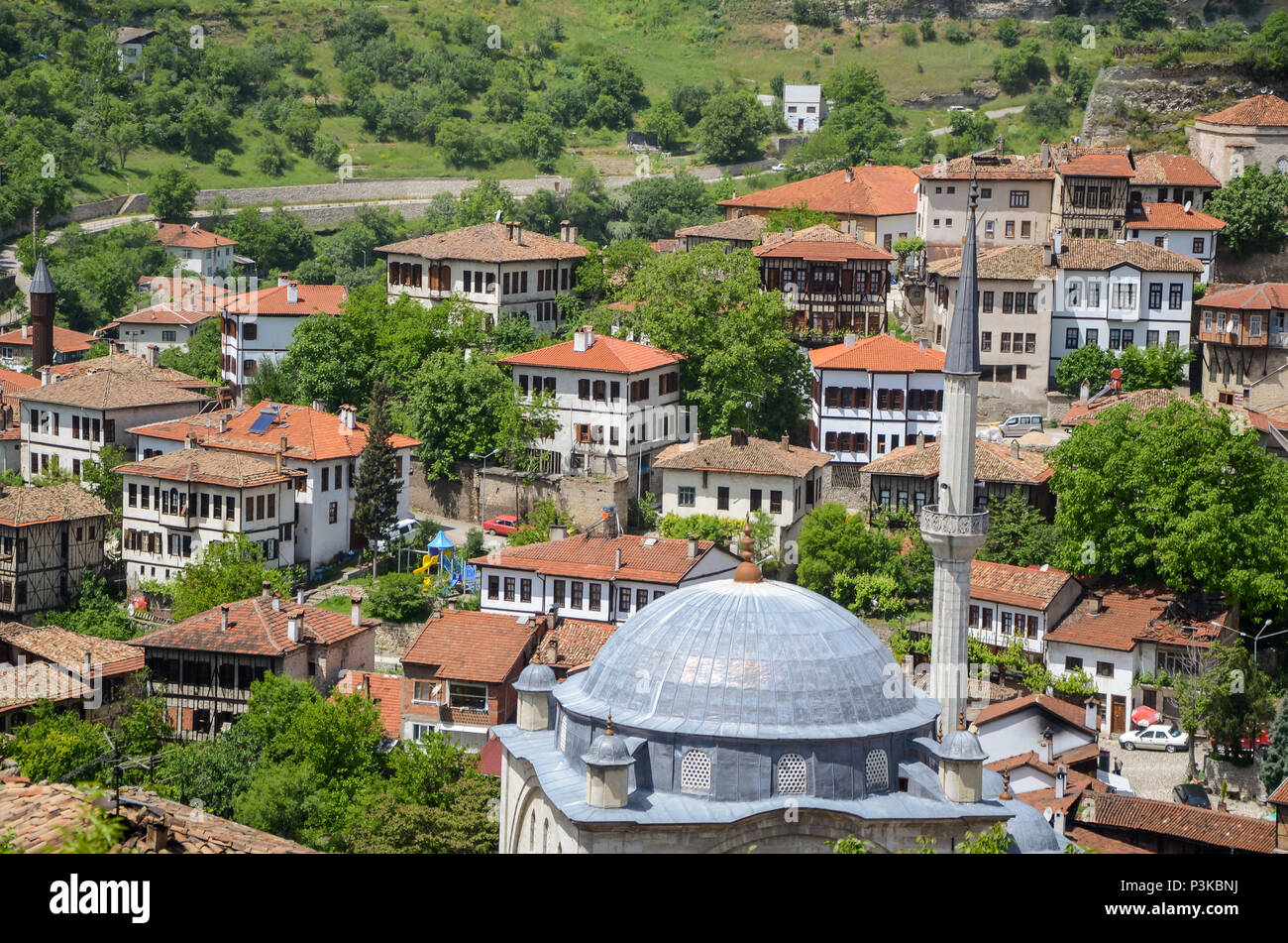Traditional ottoman houses in Safranbolu, Turkey Stock Photo Alamy