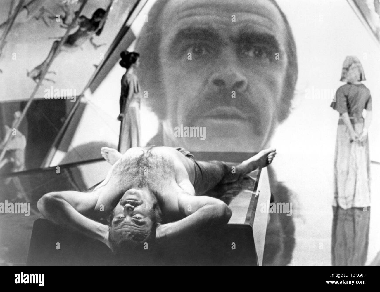 Original Film Title: ZARDOZ.  English Title: ZARDOZ.  Film Director: JOHN BOORMAN.  Year: 1974.  Stars: SEAN CONNERY. Credit: 20TH CENTURY FOX / Album Stock Photo