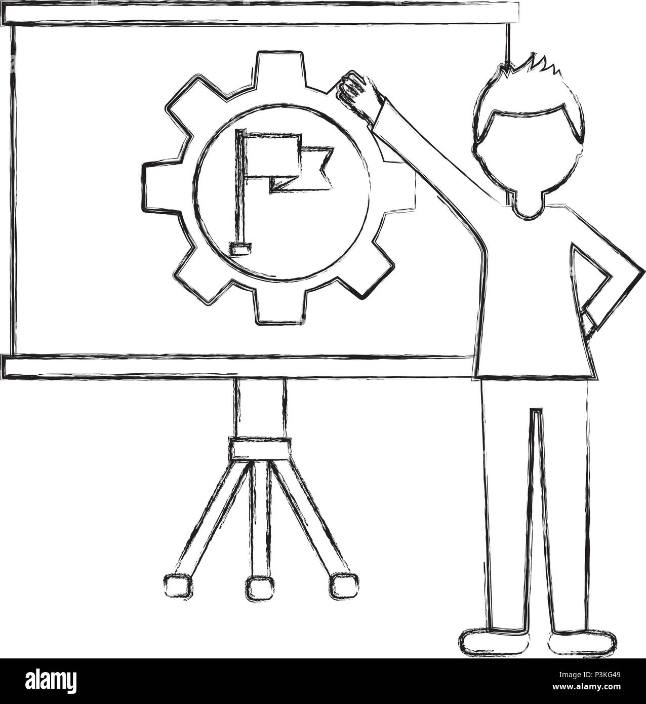 Explaining diagram Black and White Stock Photos & Images - Alamy