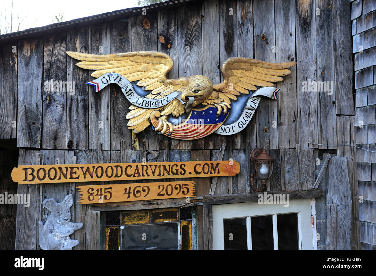 Woodworking shop Sugar Loaf New York Stock Photo