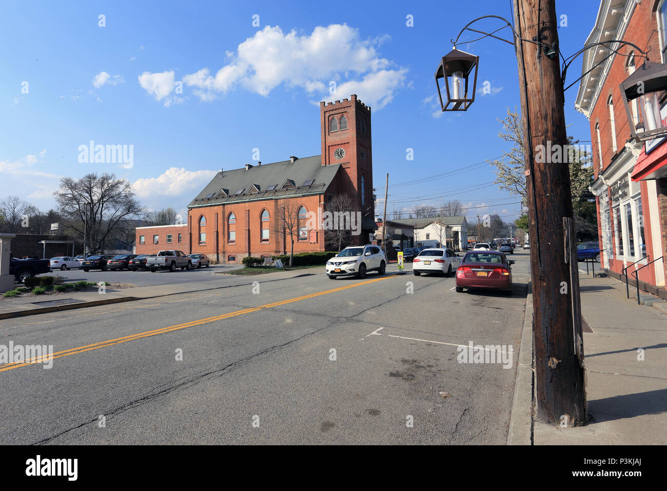 Main St. Warwick New York Stock Photo Alamy