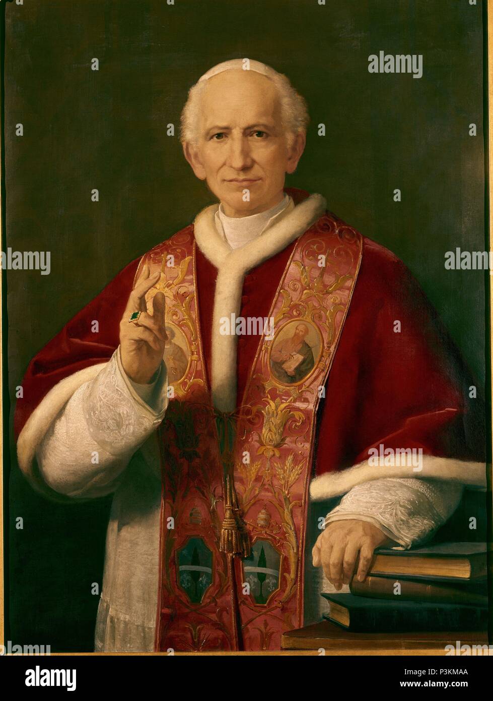 Leo XIII (Leone XIII), pope from 1878 to 1903. Madrid, Nunciature