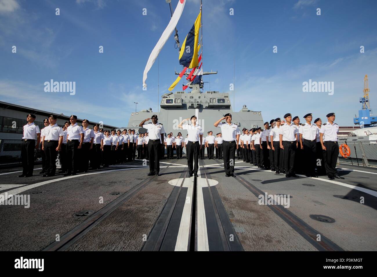 JOINT BASE PEARL HARBOR-HICKAM (July 1, 2016) Crew from the Republic of ...