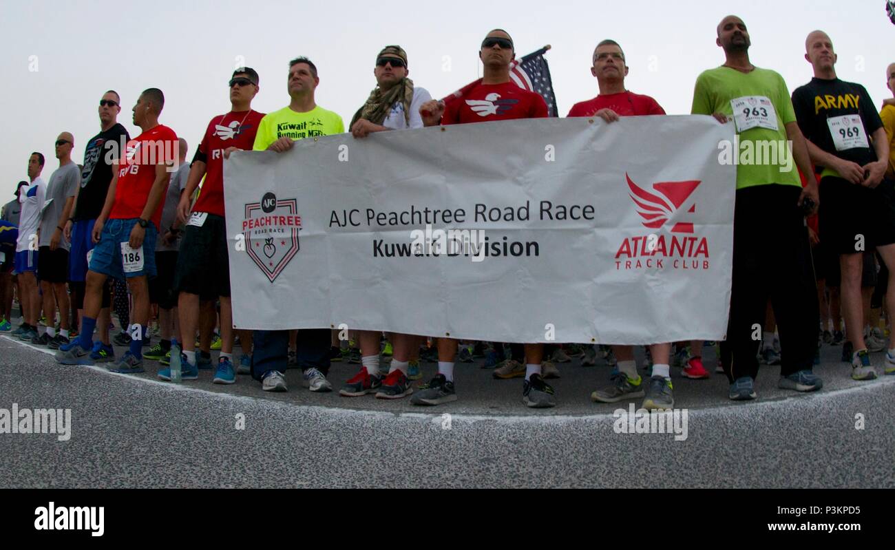 Runners Await The Start Of The Kuwait Division Annual Atlanta